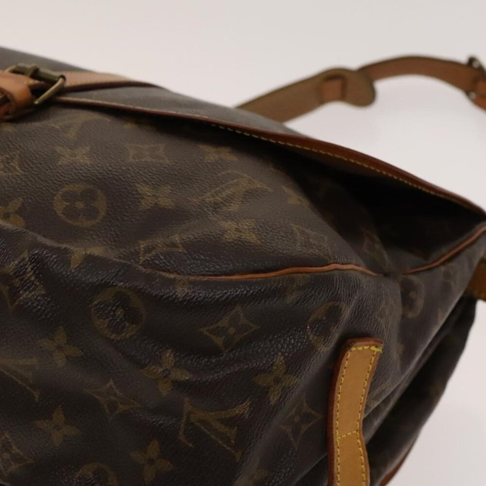 Authentic LOUIS VUITTON Monogram Saumur 35 Shoulder Bag M42254 LV - Picture 8 of 16